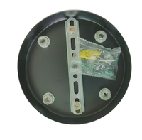 Kit de plafonnier vintage en métal, couvercle multi-plafond, plaque de plafond décorative, base à vis, style économie d'énergie, noir