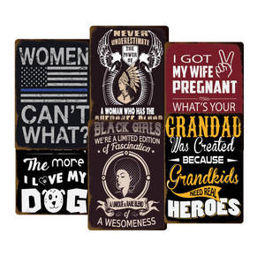 Graman Retro metal Tin Signs Vintage Signs Playa playa vacaciones lienzo impresión tablas de surf para decoración del hogar - Product Image 4