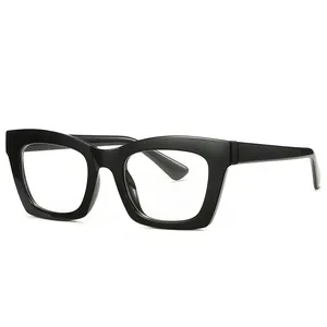 2021 शास्त्रीय Cateye यूनिसेक्स कंप्यूटर चश्मे विरोधी नीले प्रकाश अवरुद्ध चश्मा TR90 + सी. पी. ऑप्टिकल चश्मा फ्रेम फैशन लोगो