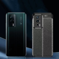 Coque de téléphone en TPU souple avec motif en cuir de litchi antidérapant pour Xiaomi 15 Redmi Note 15 14 13 Pro 15C 5G Poco X6