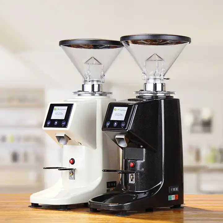 Black Commercial Coffee Grinder Electric Auto Burr Mill Espresso Bean Home  Grind