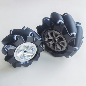 Mecanum גלגל 60mm 80mm 97mm Omni גלגל עם 6 מ"מ משושה מתכת צימוד מנוע מחבר צמיג עבור AGV חכם רובוט - Product Image 5
