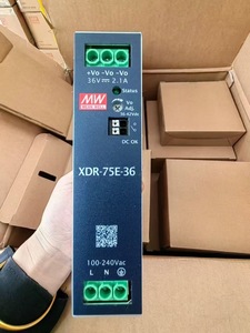 Convertisseurs AC-<span class=keywords><strong>DC</strong></span> MEAN WELL, alimentation industrielle à découpage <span class=keywords><strong>12V</strong></span> 5A, entrée <span class=keywords><strong>220V</strong></span>, <span class=keywords><strong>transformateur</strong></span> sur <span class=keywords><strong>rail</strong></span> <span class=keywords><strong>DIN</strong></span> XDR-75E-12 - Product Image 5