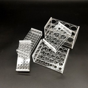 Estante de acrílico Taizhou Dalong para tubos de ensayo, 18 pozos, para tubos de centrífuga de 1.5, 2, 5, 7, 10, 15, 50, 100 ml, uso en laboratorio - Product Image 3