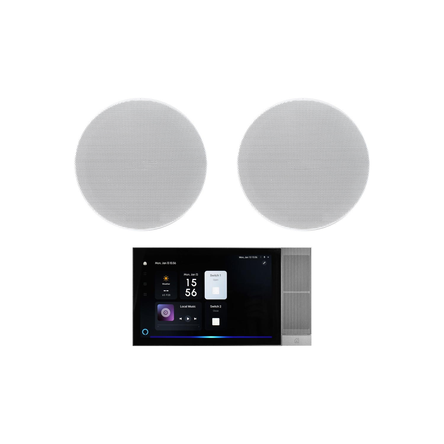 WiFi Blue-tooth Tuya Zigbee Alexa Wall Amplifier with 2x 6 Inch 10W Ceiling Speaker for Smart Home Audio · image 2