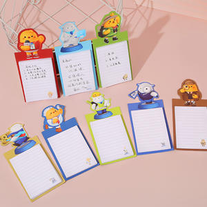 Bloc-notes magnétique mignon de dessin animé avec 50 pages de notes autocollantes détachables, bloc-notes magnétique promotionnel <span class=keywords><strong>pour</strong></span> réfrigérateur - Product Image 1