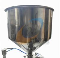 Remplisseuse verticale semi-automatique à piston pneumatique pour pâtes nutritionnelles pour animaux, onguents médicamenteux pour animaux et pâtes à haute viscosité