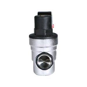 Vanne de réduction de pression d'eau hydraulique en laiton plaqué <span class=keywords><strong>DN20</strong></span>, réglable avec manomètre pratique, contrôle OEM – Direct Usine - Product Image 2