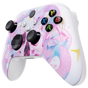 EXtremeRate Celestial Serpent's Embrace - Carcasa Frontal de Repuesto para Control de Xbox Series X S, Accesorios Personalizados - Product Image 5