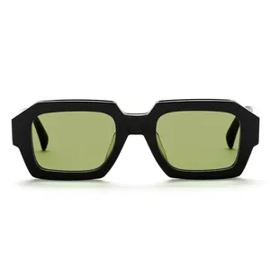 High Quality Fashion Sun Glasses 2023 Retro Polarized Acetate Unisex Shades Trending Sunglasses Men Women Gafas De Sol Mujer