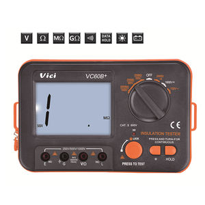 20 años de fábrica <span class=keywords><strong>VICI</strong></span> VC60B + Probador de resistencia de aislamiento Medidor Probador de ohmios de seguridad - Product Image 1