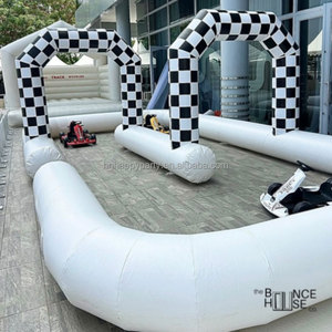 Voiture <span class=keywords><strong>de</strong></span> course <span class=keywords><strong>de</strong></span> <span class=keywords><strong>piste</strong></span> <span class=keywords><strong>de</strong></span> voiture <span class=keywords><strong>de</strong></span> pare-chocs gonflable Jeux <span class=keywords><strong>de</strong></span> plein air pour enfants Jeux gonflables pour adultes - Product Image 1
