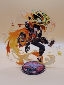 Soporte Acrílico para Juegos de Anime <span class=keywords><strong>Genshin</strong></span> <span class=keywords><strong>Impact</strong></span>, Decoración para Escritorio de Juegos, OEM ODM - Product Image 1