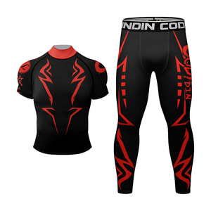 Nouveau rashguard personnalisé pour homme, extensible, UPF50, anti-UV, manches longues, pour MMA, Jiu Jitsu, grappling, BJJ, vêtements de combat - Product Image 6
