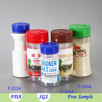 Spice Salt Seasonings Condiments Pepper Herb PET Jars
