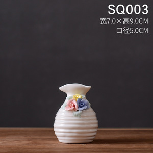 Aroma <strong>Ceramic</strong> Floral air Freshener Reed <strong>Diffuser</strong> Flower Pot <strong>Diffuser</strong> Essential Oil Bottle - Product Image 4