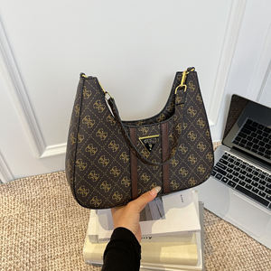 Nouveau <span class=keywords><strong>sac</strong></span> carré rétro décontracté Guesses, patchwork, léger, à porter à l'épaule et en bandoulière. - Product Image 2