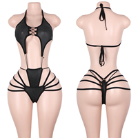 Ensemble de tenues de danse exotique personnalisées, combinaisons de strip-teaseuse, tenues de club, design Slingshot, tenues de danseuse scintillantes pour festivals et raves