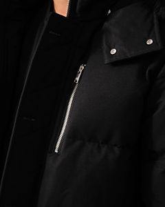 <span class=keywords><strong>Giacca</strong></span> Invernale Originale 3Q Personalizzata Nera con Imbottitura in Piuma e Pelliccia, <span class=keywords><strong>Idrorepellente</strong></span>, Trapuntata in Twill per Uomo - Product Image 5