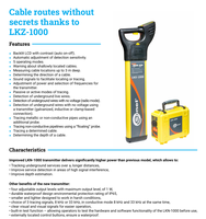 Sonel S.A. LKZ-1000 Cable Tester Polish Manufacturer's Wire and Cable Locator for Test Instrument