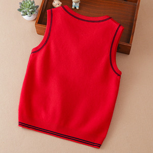 E2WOO Nouveauté Printemps Gilet en Tricot Chaud Sans Manches pour Enfants Filles et Garçons de 3 à 12 Ans - Product Image 5