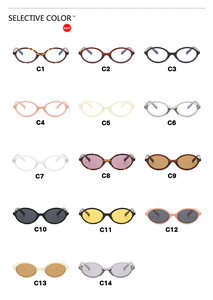 Monture de lunettes ovale personnalisée avec logo, en <span class=keywords><strong>verre</strong></span> et métal, à charnière, anti-lumière bleue, polyvalente, pour <span class=keywords><strong>femme</strong></span>, pour ordinateur, verres simples - Product Image 4