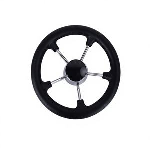 Volante Marino de Acero Inoxidable de 11 Pulgadas con Empuñadura Acolchada, Accesorios de Hardware Marino para Comercio Electrónico Transfronterizo, Accesorios para Yates - Product Image 5