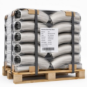Suministro Directo <span class=keywords><strong>EN</strong></span> <span class=keywords><strong>10204</strong></span> 3.1 MTC ASME B16.9 Codo de 90 Grados de Radio Corto SCH40 de Acero al Carbono WPB para Soldadura a Tope, Tubería Compacta - Product Image 5