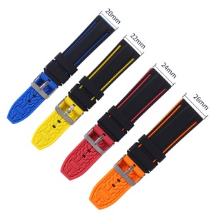 Cinghie per <span class=keywords><strong>orologi</strong></span> in Silicone a sgancio rapido con Logo personalizzato 20mm 22mm 24mm 26mm fasce per <span class=keywords><strong>orologi</strong></span> in gomma per MoonSwatch - Product Image 3