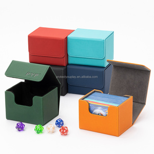 Tcg boong hộp cho cho giao dịch thẻ mtg chỉ huy boong hộp TCG PU da deckbox giữ 100 + mtg TCG yugion tay thẻ boong hộp - Product Image 2