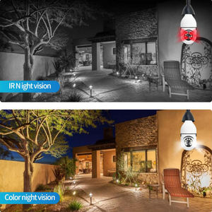 易物联网Icam365图雅智能灯泡摄像头E27室内自动跟踪全高清IP智能WiFi灯泡安全摄像头 - Product Image 3