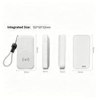 Pengisi Daya Cepat Magnetik GaN 3-in-1 65W PD 3.0 SCP OTP Tipe-C Pengisi Daya Dinding Nirkabel untuk Ponsel Kabel USB-C OEM