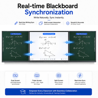 Tableau interactif intelligent pour l'enseignement en classe intelligente avec synchronisation multi-écrans et partage par QR