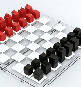 Set di <span class=keywords><strong>Scacchi</strong></span> Magnetico in Acrilico con Tavolo - <span class=keywords><strong>Gioco</strong></span> Educativo Resistente per Bambini e Famiglia, Ideale per Feste in Casa - Product Image 3