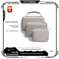 Sac de rangement étanche à coque rigide numérique en EVA prêt à l'emploi pour chargeur de batterie externe, câble de données, outils, personnalisable, Fujian Chine