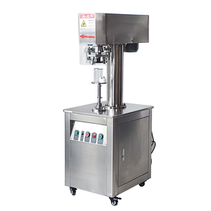 Machine de scellage semi-automatique rotative pour canettes de boissons, bouteilles de soda, emballages en verre polyvalents, scellage pneumatique des canettes - Product Image 2