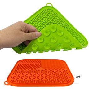 Custom Pet Lick Pad mit Saugnäpfen Silikon Leck matte Slow Feeder für Hunde und Katzen - Product Image 6