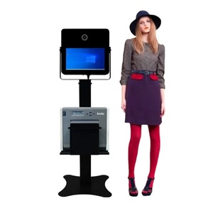 Portable Complete Photo Mirror Booth Ai Mirror Power Photo Booth Photo Booth Mirror Blooming Led Touch Screen with Flash <b>Light</b> - Product Image 1