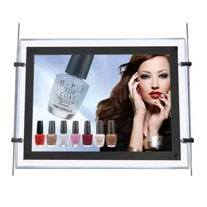 A4 A3 Acrylic Poster Frame Picture Advertising Equipment Light Box Signs Crystal Light Box LED Poster Panels