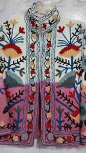 Chaqueta corta Tie Dye Suzani TNT para mujer, estilo bohemio, gitano, Crewel, ideal para festivales, regalo especial. - Product Image 4