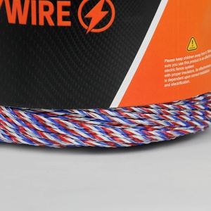 ลวดไฟฟ้าแรงดึงสูง 3 มม. ความต้านทานต่ำ นำไฟฟ้าได้ดี เป็นมิตรกับสิ่งแวดล้อม ทนทานต่อรังสียูวี สำหรับรั้วสวน รั้วฟาร์ม รั้วนิรภัย - Product Image 2