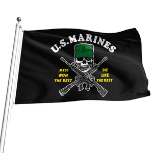 Khuyến mại 3X5FT nhà máy bán buôn tùy chỉnh chúng tôi Thủy Quân Lục Chiến cờ 100% <span class=keywords><strong>polyester</strong></span> ngoài trời trang trí tay cờ làm satin Nylon nhựa - Product Image 3