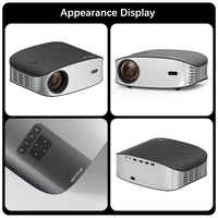 Projecteur Touyinger ET32 1500 Lumens ANSI Portable Full HD 4K Projecteur 5G WIFI Certifié Dolby Smart LED Beam Home Theater