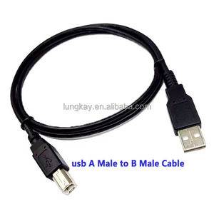 สายเคเบิลเครื่องพิมพ์ LUNGKAY แบบกำหนดเอง USB 2.0 ชนิด A ตัวผู้ ต่อ B ตัวผู้ สำหรับถ่ายโอนข้อมูลและชาร์จไฟอย่างเสถียร ใช้ได้กับเครื่องพิมพ์ สแกนเนอร์ และเครื่องพิมพ์อิงค์เจ็ท - Product Image 4