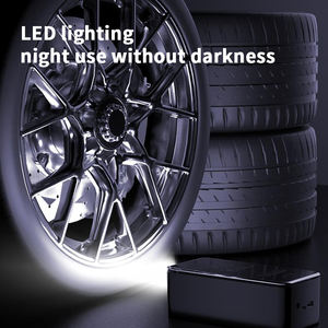 <span class=keywords><strong>Gonfleur</strong></span> de pneu de voiture MiNi avec batterie externe LED 150PSI compresseur d'air sans fil Portable <span class=keywords><strong>gonfleur</strong></span> de pneu de voiture pompe à Air pour voiture - Product Image 3