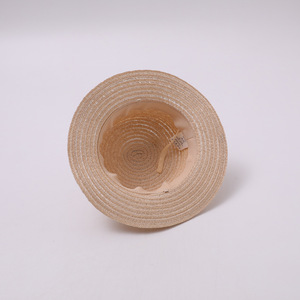 Sombrero <span class=keywords><strong>de</strong></span> paja para niños, <span class=keywords><strong>de</strong></span> copa plana y ala ancha, para <span class=keywords><strong>la</strong></span> <span class=keywords><strong>playa</strong></span>, protección solar, para niños y niñas, transpirable, para vacaciones <span class=keywords><strong>de</strong></span> verano, uso diario. - Product Image 3