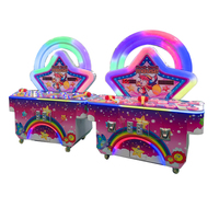 Machine d'arcade en métal à monnayeur pour enfants, jeu de tir à la grenouille à deux joueurs Xiaomixing, version anglaise, avec accepteur de billets