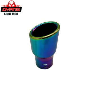 Đầu Giảm Thanh Xe Hơi Ô Tô Ống Xả Bằng Thép Không Gỉ Màu Cầu Vồng - Product Image 2