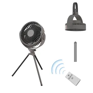 MYVOES — Mini ventilateur Portable Rechargeable par USB, avec télécommande, éclairage led, pour Camping en plein air, nouvel arrivage 2022