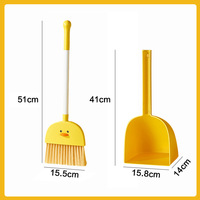 DS2000 Mini maison outils de nettoyage pour enfants jouet ensemble de nettoyage balai pelle à poussière ensemble télescopique bébé Mini vadrouille
